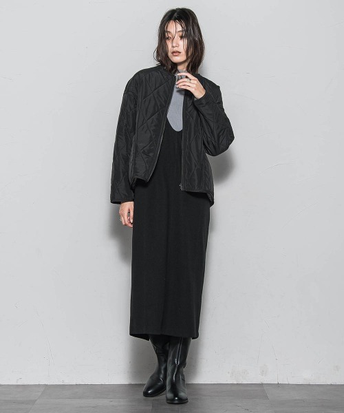 MAYSON GREY(メイソングレイ)の「キルティング×フェイクファーリバーシブルブルゾン(ブルゾン・レディース・ブラウン/チャコールグレー/オフホワイト・M)」の11枚目の写真