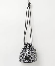【Swaraj/スワラージ】スパンコールレザーコンボ巾着BAG