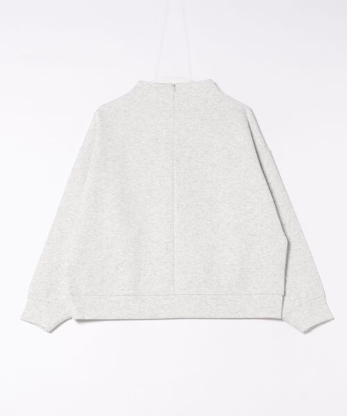 Lee（リー）の「Lee/リー モックネックバックジッププルオーバー ダンボールニット（その他トップス・レディース・グレー/ホワイト・MEDIUM）」の3枚目の写真