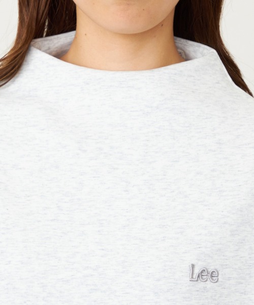 Lee（リー）の「Lee/リー モックネックバックジッププルオーバー ダンボールニット（その他トップス・レディース・グレー/ホワイト・MEDIUM）」の11枚目の写真