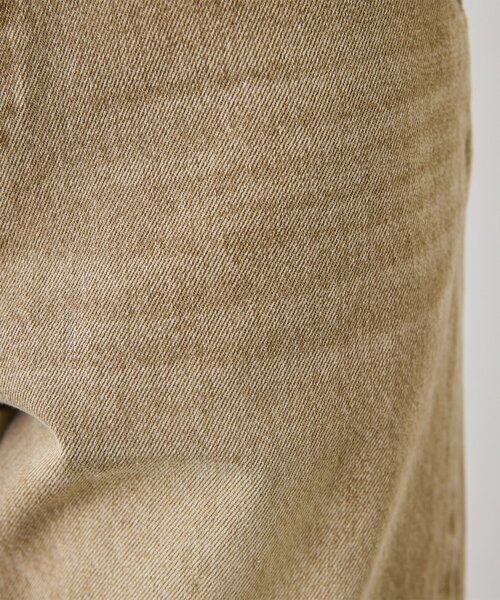 Whim Gazette（ウィムガゼット）の「カラーデニムオールインワン（つなぎ/オールインワン・レディース・キャメル・FREE/38）」の18枚目の写真