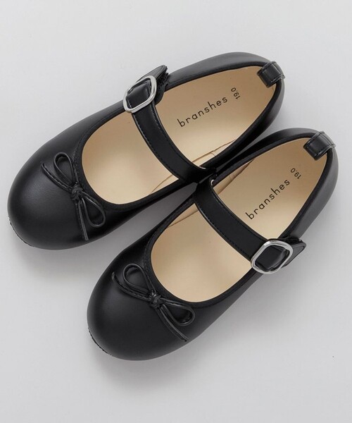 BRANSHES（ブランシェス）の「バレエシューズ（バレエシューズ・キッズ・シルバー/ブラック・19.0cm/18.0cm/16.0cm/17.0cm/20.0cm/21.0cm）」の3枚目の写真