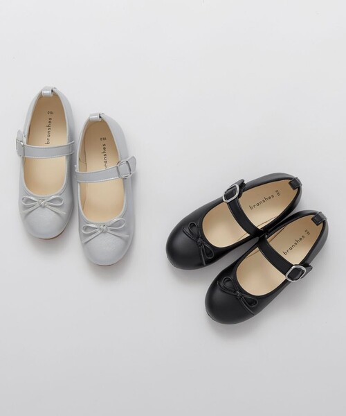 BRANSHES（ブランシェス）の「バレエシューズ（バレエシューズ・キッズ・シルバー/ブラック・19.0cm/18.0cm/16.0cm/17.0cm/20.0cm/21.0cm）」の5枚目の写真