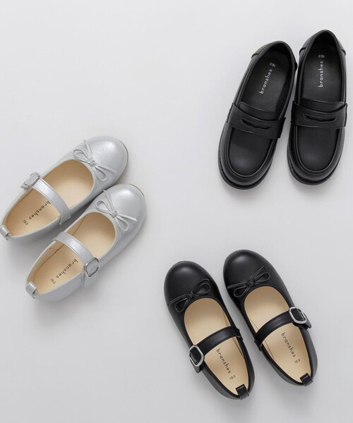 BRANSHES（ブランシェス）の「バレエシューズ（バレエシューズ・キッズ・シルバー/ブラック・19.0cm/18.0cm/16.0cm/17.0cm/20.0cm/21.0cm）」の8枚目の写真