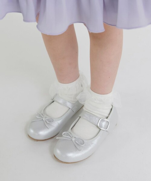 BRANSHES（ブランシェス）の「バレエシューズ（バレエシューズ・キッズ・シルバー/ブラック・19.0cm/18.0cm/16.0cm/17.0cm/20.0cm/21.0cm）」の10枚目の写真