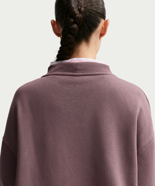 ナイキ スポーツウェア ウィメンズ オーバーサイズド フリース カーディガン / Nike Sports Women’s Oversized Fleece Cardigan IQ3944-515 Tattoo