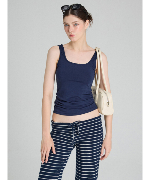 SALAD BAGUNI(サラダバグニ)の「Deep squaer back tank - indi pink(Tシャツ/カットソー・レディース・その他・FREE)」の3枚目の写真