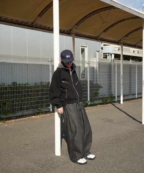 Perushu(ペルーシュ)の「4Pocket double zip blouson/4ポケット ダブルジップ ブルゾン(ブルゾン・メンズ・キャメル/インディゴブルー/ブラック・SMALL/MEDIUM/LARGE)」の11枚目の写真