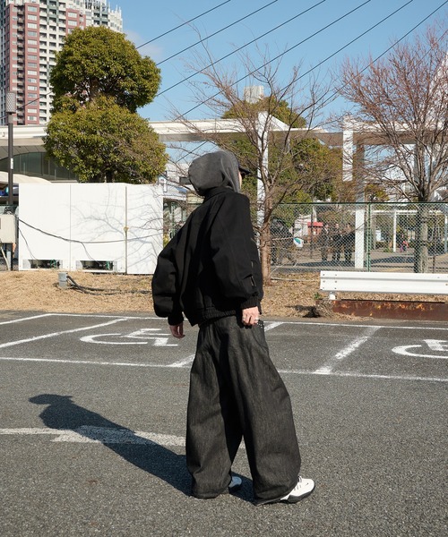 Perushu(ペルーシュ)の「4Pocket double zip blouson/4ポケット ダブルジップ ブルゾン(ブルゾン・メンズ・キャメル/インディゴブルー/ブラック・SMALL/MEDIUM/LARGE)」の14枚目の写真