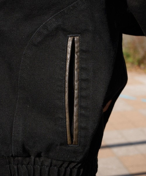 Perushu(ペルーシュ)の「4Pocket double zip blouson/4ポケット ダブルジップ ブルゾン(ブルゾン・メンズ・キャメル/インディゴブルー/ブラック・SMALL/MEDIUM/LARGE)」の16枚目の写真
