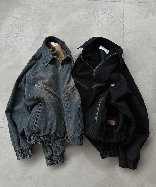 セール】4Pocket double zip blouson／4ポケット ダブルジップ