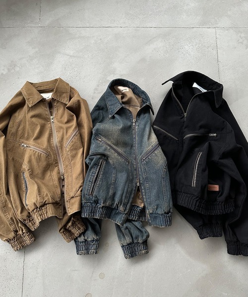 セール】4Pocket double zip blouson／4ポケット ダブルジップ