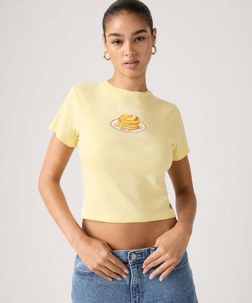 Levi's(リーバイス)の「Levi's/リーバイス グラフィック エッセンシャル スポーティ Tシャツ(Tシャツ/カットソー・レディース・イエロー・M/S/XS)」の9枚目の写真