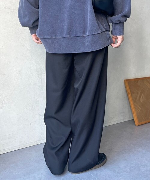 CPCM（シーピーシーエム）の「【全骨格対応】タックワイドイージースラックス（スラックス・レディース・ブラック/ブラウン/ベージュ/ネイビー/チャコールグレー・MEDIUM/SMALL/LARGE）」の20枚目の写真