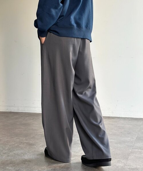 CPCM(シーピーシーエム)の「【全骨格対応】タックワイドイージースラックス(スラックス・メンズ・ブラック/ブラウン/ベージュ/ネイビー/チャコールグレー/グレー系その他/グレー/ブラウン系その他・MEDIUM/SMALL/LARGE)」の22枚目の写真