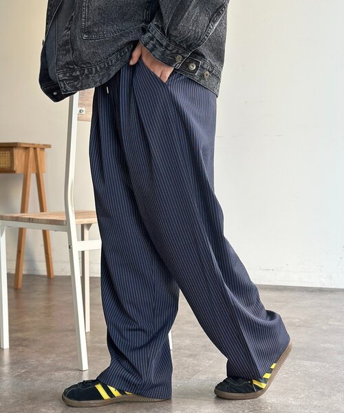 CPCM（シーピーシーエム）の「【全骨格対応】タックワイドイージースラックス（スラックス・レディース・ブラック/ブラウン/ベージュ/ネイビー/チャコールグレー・MEDIUM/SMALL/LARGE）」の10枚目の写真