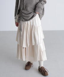 FREE'S MART | シャイニーフリルティアードスカート(スカート)