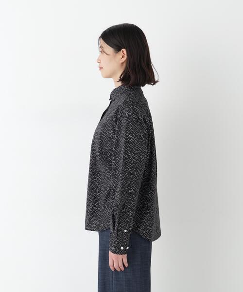 human woman(ヒューマンウーマン)の「◆ドット柄ベーシックシャツ(シャツ/ブラウス・レディース・ブラック系その他3・SMALL/MEDIUM)」の8枚目の写真