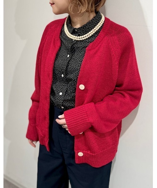 human woman(ヒューマンウーマン)の「◆ドット柄ベーシックシャツ(シャツ/ブラウス・レディース・ブラック系その他3・SMALL/MEDIUM)」の2枚目の写真