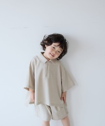 LOWRYS FARM | ホップサックＺＩＰポロ　603588(シャツ/ブラウス)