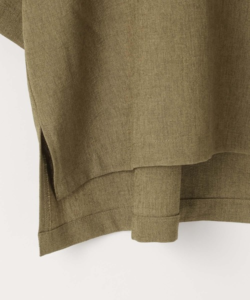 LOWRYS FARM(ローリーズファーム)の「ホップサックZIPポロ 603588(シャツ/ブラウス・キッズ・ベージュ/チャコールグレー/ブラウン・140cm/130cm/120cm/110cm/150cm)」の13枚目の写真