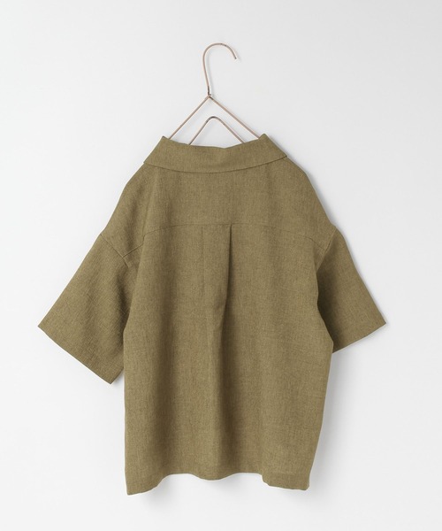 LOWRYS FARM(ローリーズファーム)の「ホップサックZIPポロ 603588(シャツ/ブラウス・キッズ・ベージュ/チャコールグレー/ブラウン・140cm/130cm/120cm/110cm/150cm)」の14枚目の写真