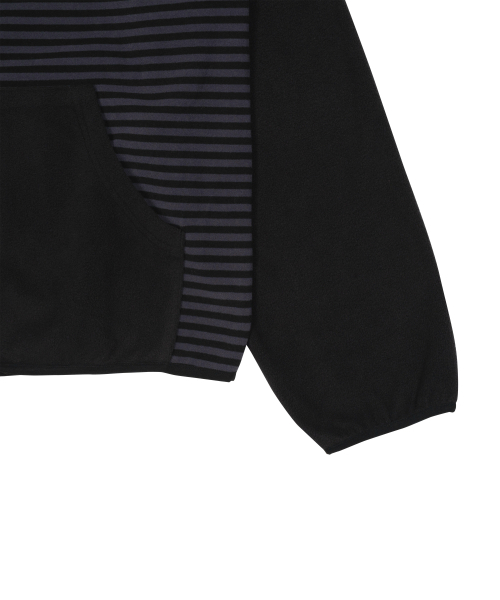 THECOLDESTMOMENT(ザコールデストモーメント)の「TCM stripe raglan fleece jacket (charcoal)(パーカー・レディース・その他・S/M/L)」の5枚目の写真