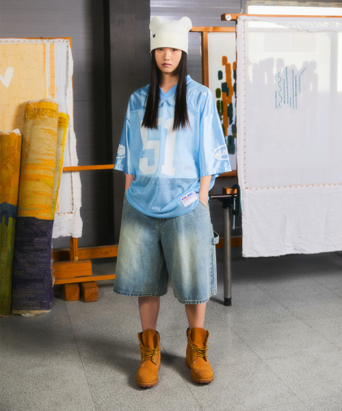 LMCの「BRUSH WASHED DENIM CARPENTER SHORTS light blue(その他パンツ・レディース・その他・L/M/S)」の3枚目の写真