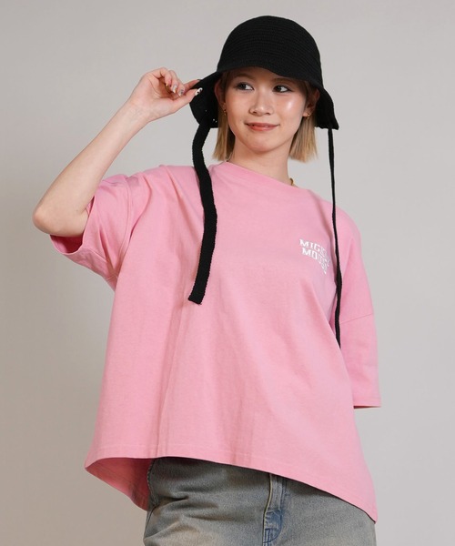 ANTIBAL(アンティバル)の「ANTIBAL/アンティバル 半袖 Tシャツ ミッキーマウス バックプリント 262AN2ST698(Tシャツ/カットソー・レディース・ホワイト/ピンク/ブラック・FREE)」の18枚目の写真