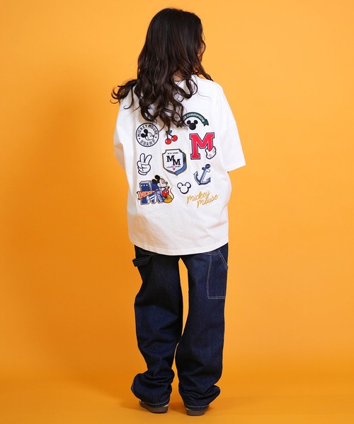 ANTIBAL(アンティバル)の「ANTIBAL/アンティバル 半袖 Tシャツ ミッキーマウス バックプリント 262AN2ST698(Tシャツ/カットソー・レディース・ホワイト/ピンク/ブラック・FREE)」の8枚目の写真
