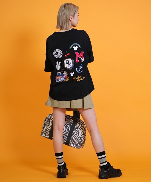 ANTIBAL(アンティバル)の「ANTIBAL/アンティバル 半袖 Tシャツ ミッキーマウス バックプリント 262AN2ST698(Tシャツ/カットソー・レディース・ホワイト/ピンク/ブラック・FREE)」の14枚目の写真