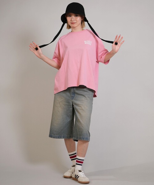 ANTIBAL(アンティバル)の「ANTIBAL/アンティバル 半袖 Tシャツ ミッキーマウス バックプリント 262AN2ST698(Tシャツ/カットソー・レディース・ホワイト/ピンク/ブラック・FREE)」の20枚目の写真