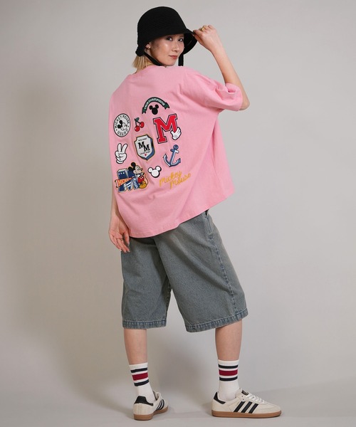 ANTIBAL(アンティバル)の「ANTIBAL/アンティバル 半袖 Tシャツ ミッキーマウス バックプリント 262AN2ST698(Tシャツ/カットソー・レディース・ホワイト/ピンク/ブラック・FREE)」の22枚目の写真