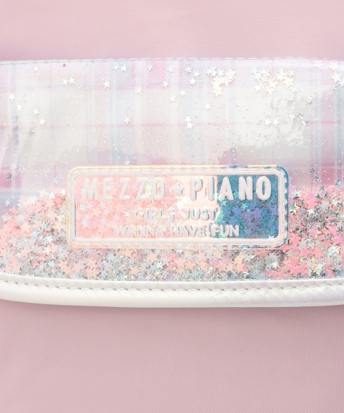 mezzo piano(メゾピアノ)の「キラキラリュック容量約18L(バックパック/リュック・キッズ・サックスブルー/ライトピンク・F)」の15枚目の写真