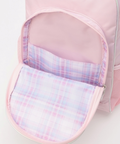 mezzo piano(メゾピアノ)の「キラキラリュック容量約18L(バックパック/リュック・キッズ・サックスブルー/ライトピンク・F)」の9枚目の写真