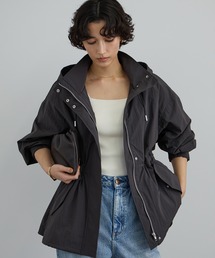 SALON adam et rope'（サロン アダム エ ロペ）の「【WEB限定】リップストップフードブルゾン スタンドカラーマウンテンパーカー[軽量]（ブルゾン）」