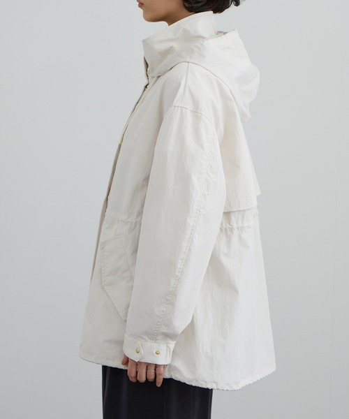 WEB限定】リップストップフードブルゾン/スタンドカラーマウンテン