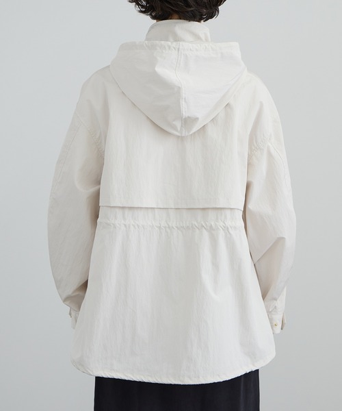 WEB限定】リップストップフードブルゾン/スタンドカラーマウンテン