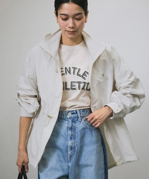 WEB限定】リップストップフードブルゾン/スタンドカラーマウンテン