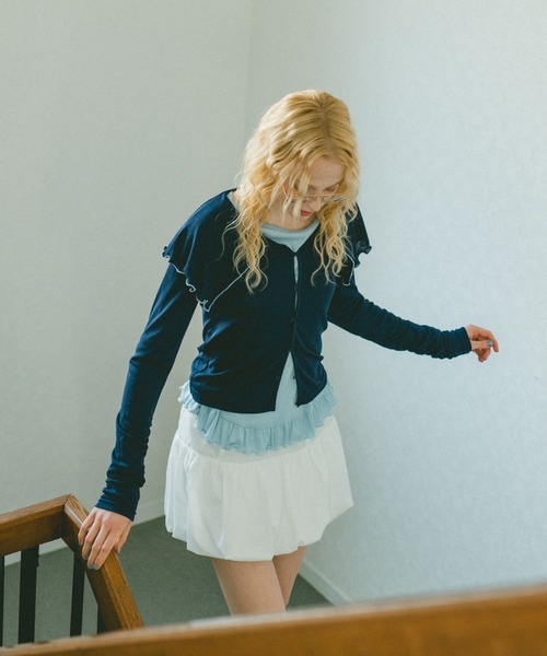 idem(イデム)の「peplum balloon mini skirt / ペプラムバルーンスカート(スカート・レディース・その他/ホワイト・FREE)」の10枚目の写真