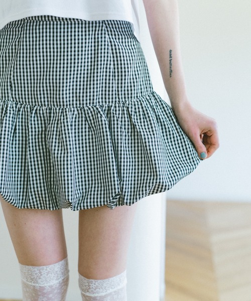 idem(イデム)の「peplum balloon mini skirt / ペプラムバルーンスカート(スカート・レディース・その他/ホワイト・FREE)」の19枚目の写真