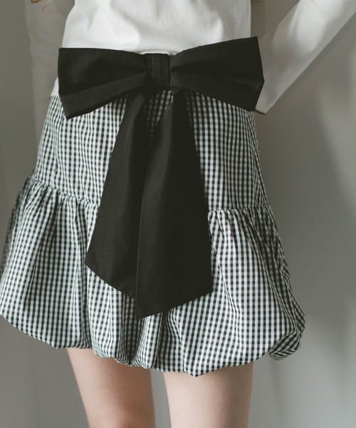 idem(イデム)の「peplum balloon mini skirt / ペプラムバルーンスカート(スカート・レディース・その他/ホワイト・FREE)」の13枚目の写真