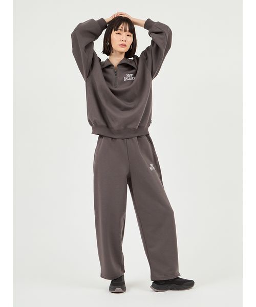 NEW BALANCE（ニューバランス）の「【New Balance for emmi】Track side フリースバレルパンツ（その他パンツ・レディース・ライトグレー・M/S）」の4枚目の写真