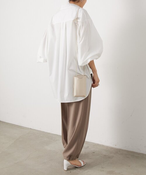 LIVETART（リヴェタート）の「《LIVETART》袖ボリュームシャツ（シャツ/ブラウス・レディース・ブルー/ホワイト・FREE）」の15枚目の写真