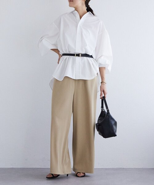 LIVETART（リヴェタート）の「《LIVETART》袖ボリュームシャツ（シャツ/ブラウス・レディース・ブルー/ホワイト・FREE）」の16枚目の写真