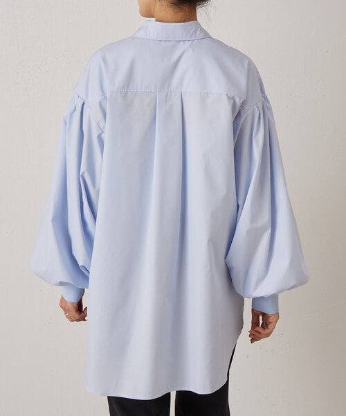 LIVETART（リヴェタート）の「《LIVETART》袖ボリュームシャツ（シャツ/ブラウス・レディース・ブルー/ホワイト・FREE）」の21枚目の写真