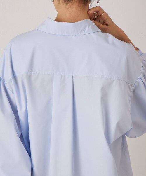 LIVETART（リヴェタート）の「《LIVETART》袖ボリュームシャツ（シャツ/ブラウス・レディース・ブルー/ホワイト・FREE）」の14枚目の写真