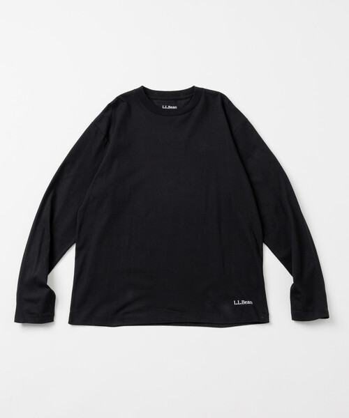 L.L.Bean(エルエルビーン)の「L.L.Bean/エル エル ビーン 【EXCLUSIVE】2P クルーネック ロングスリーブ Teeセット(ホワイト/ブラック)/ユニセックス対応(Tシャツ/カットソー・メンズ・マルチ・SMALL/X-SMALL/X-LARGE/LARGE/MEDIUM)」の7枚目の写真