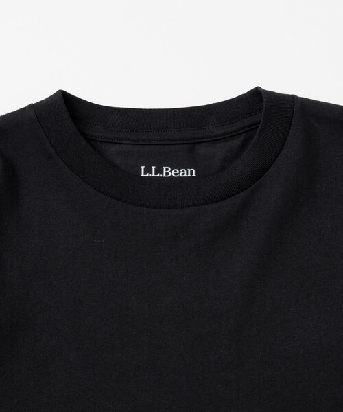 L.L.Bean(エルエルビーン)の「L.L.Bean/エル エル ビーン 【EXCLUSIVE】2P クルーネック ロングスリーブ Teeセット(ホワイト/ブラック)/ユニセックス対応(Tシャツ/カットソー・メンズ・マルチ・SMALL/X-SMALL/X-LARGE/LARGE/MEDIUM)」の8枚目の写真