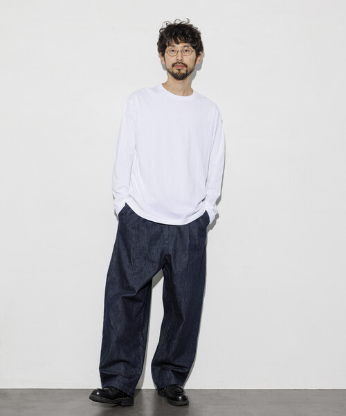 L.L.Bean(エルエルビーン)の「L.L.Bean/エル エル ビーン 【EXCLUSIVE】2P クルーネック ロングスリーブ Teeセット(ホワイト/ブラック)/ユニセックス対応(Tシャツ/カットソー・メンズ・マルチ・SMALL/X-SMALL/X-LARGE/LARGE/MEDIUM)」の18枚目の写真